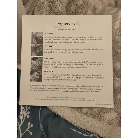 Close to My Heart My Acrylix Happy Holidays Christmas Stamps Set - Picture 8 of 9